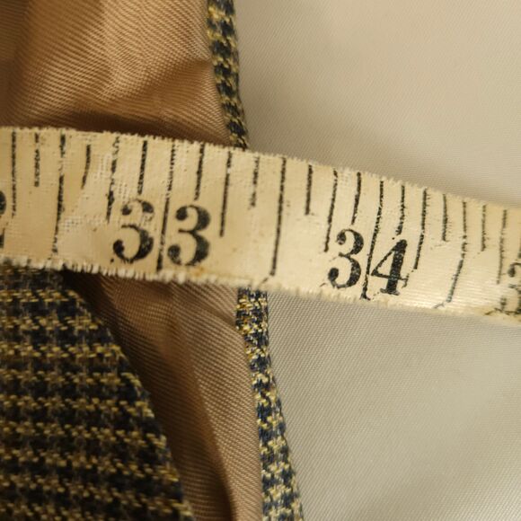 Chaps Ralph Lauren Mens 44L Beige Silk Wool Blend 3-Button Blazer Sports Coat - Picture 11 of 11